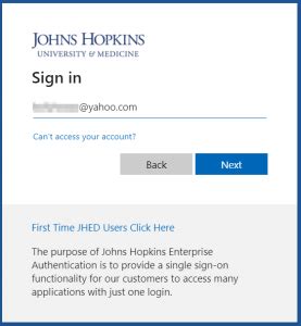 outlook jhu login|jhu sign in.